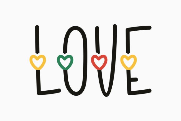 Black Month History Love SVG Retro Review