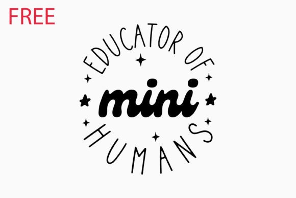 Free Educator of Mini Humans Retro Embroidery Design Review