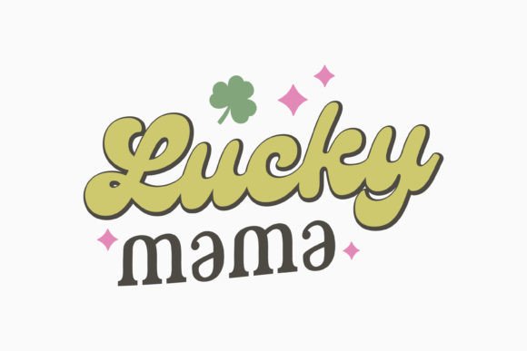 Lucky Mama St Patricks Day SVG Retro Review