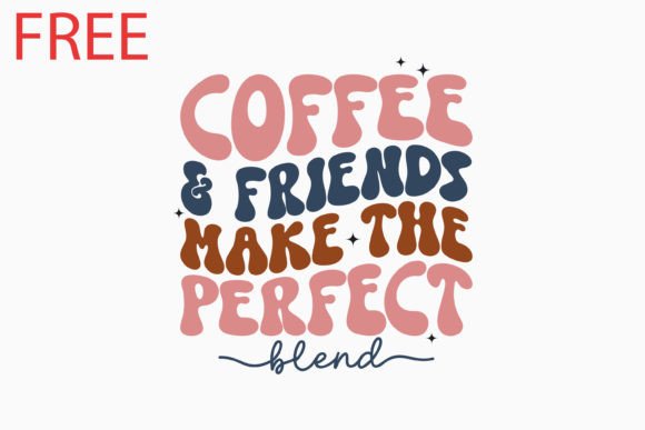 Retro Coffee Quote SVG for Creative Embroidery Projects