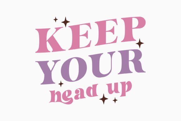 Retro Keep Your Head Up Inspirational Review