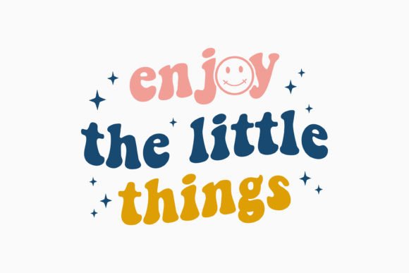 Retro Mental Health Quote SVG Enjoy the