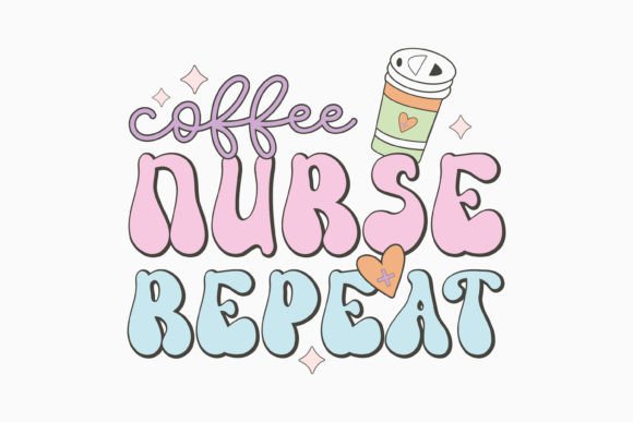 Retro Nurse Coffee Quote SVG Design Review