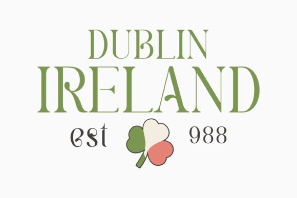 Retro St. Patrick’s Day Dublin Ireland Embroidery Design Review