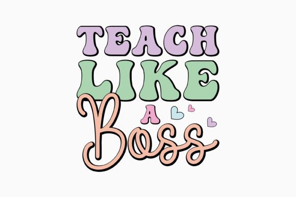 Teach Like a Boss Teacher Retro Svg Review